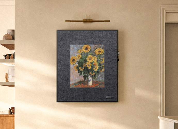 Interchangeable Frame Onyx Linen