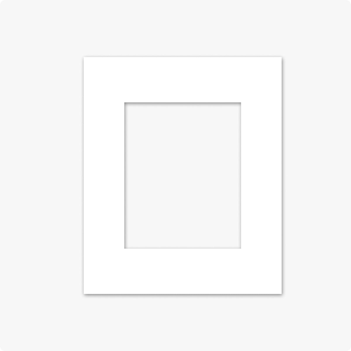 Minimalistischer weißer Rahmen